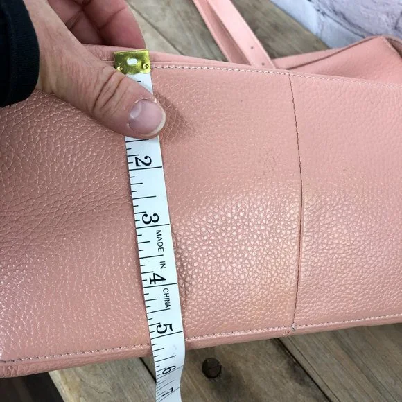 Onna Erlich convertible pink pebbled leather bag - Picture 16 of 16